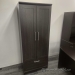Espresso 2 Door, Single Drawer Storage Cabinet